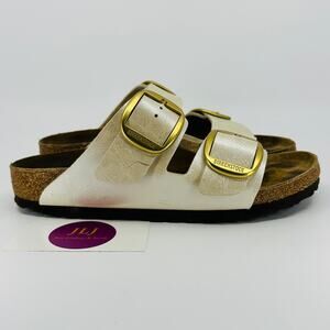 Birkenstock Women's Arizona Big Buckle Graceful Pearl Sandals Size 37 EU/ 6 US